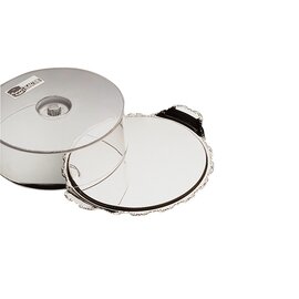 APS Tortenplatte Platte | 2 Hauben Kunststoff Edelstahl mit Haube Ø 300 mm  H 110 mm H 70 mm