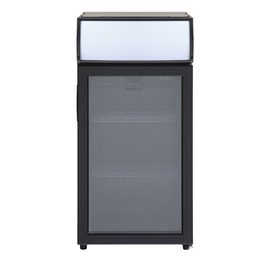 Glastürkühlschrank SCC 82 GDU schwarz | 84 ltr | Umluftkühlung Produktbild