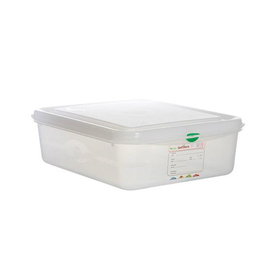 Frischhaltebox, Gefrierbox Gastronox mit Deckel GN 1/2 PP transparent 6,5  ltr
