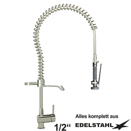 Geschirrspülbrausegarnitur profi 1/2" Auslaufhöhe 200 mm  H 800 mm Ausladung 250 mm Produktbild